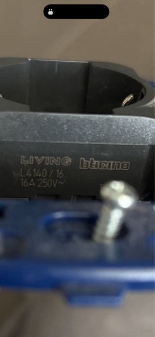 Bticino presa Schuko