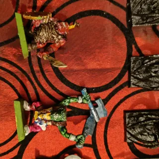 LOTE FIGURAS WARHAMMER OLD SCHOOL + JINETES IMPRIM