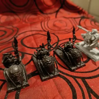 LOTE FIGURAS WARHAMMER OLD SCHOOL + JINETES IMPRIM