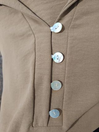 Camisa Oversize Mujer Marrón