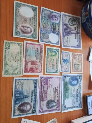 Billetes antiguos españoles