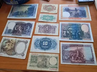 Billetes antiguos españoles