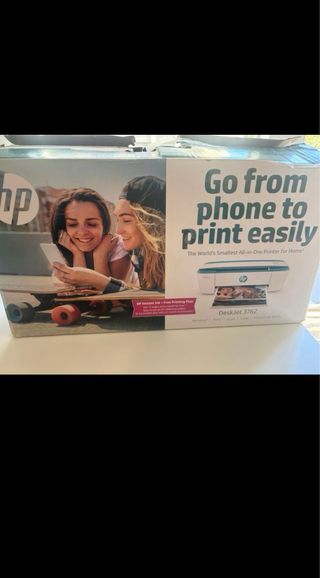Impresora HP DeskJet 3762 Verde/Blanca