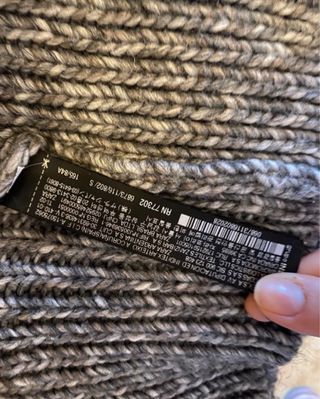 Cardigan Zara Gris Talla Única