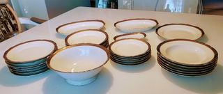 Richard Ginori servizio tavola '50 oro bianco