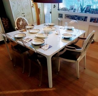 Richard Ginori servizio tavola '50 oro bianco