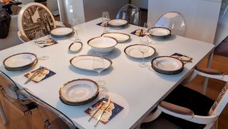 Richard Ginori servizio tavola '50 oro bianco