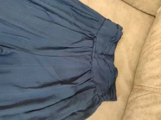 Pantalón hippie azul marino talla única