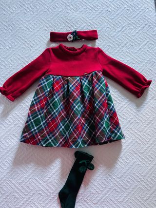 Conjunto vestido Navidad niña, mayoral
