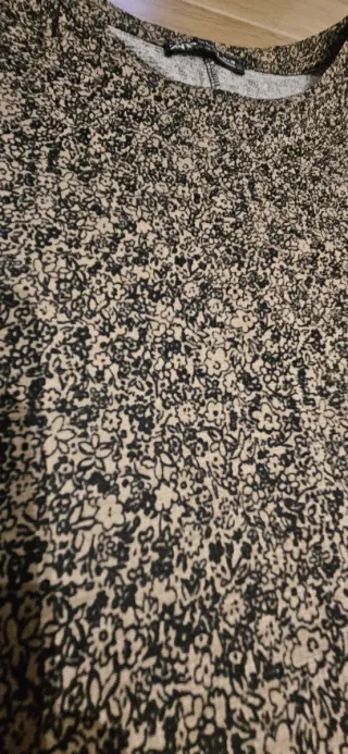 Vestido Zara gris manga larga