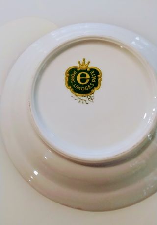 Limoges - Servizio Dolce Porcellana Fiori