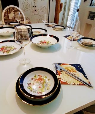 Limoges - Servizio Dolce Porcellana Fiori