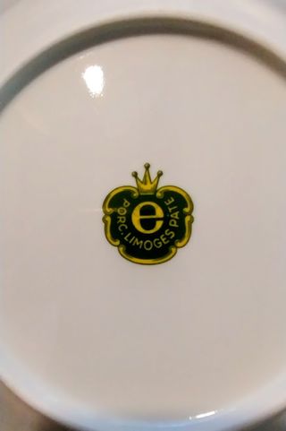 Limoges - Servizio Dolce Porcellana Fiori