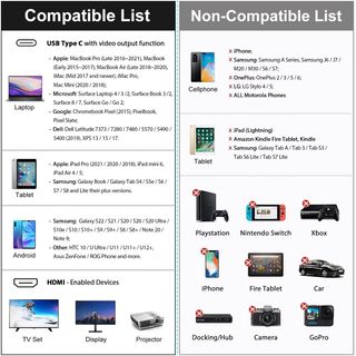 Cavo intrecciato USB tipo C a HDMI 1,8 m (4K a 60 Hz)