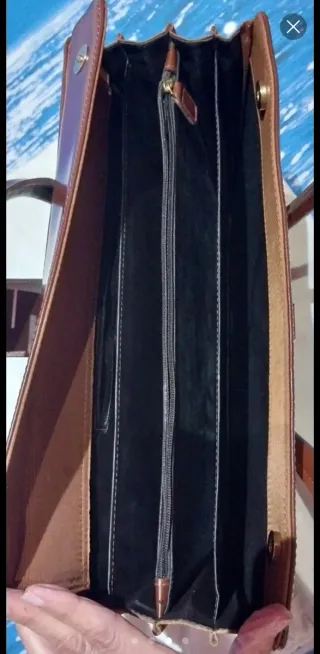 Bolso ejecutivo piel marrón