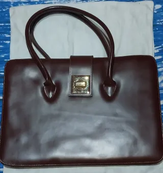 Bolso ejecutivo piel marrón