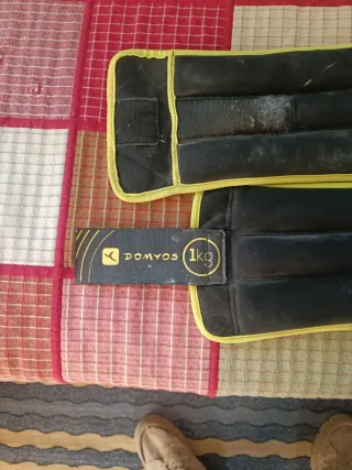 Tobilleras de peso 1kg (par)