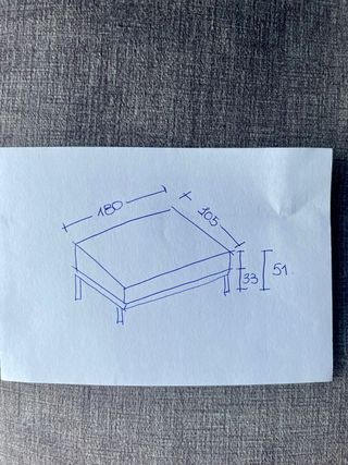 Materasso a molle + sommiere a slats in legno