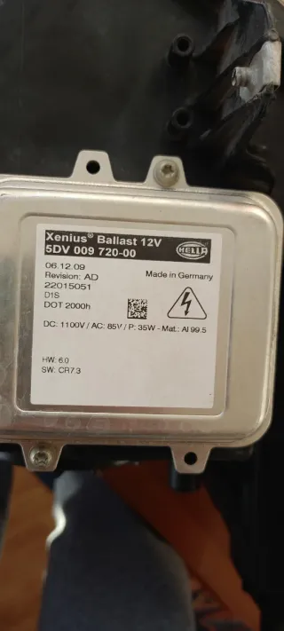 Faro Xenon Izquierdo Completo 2010