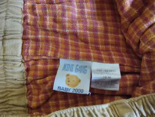 Calças cargo bege 18 meses