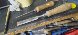 Pack completo: herramientas, formones,, y maquinas