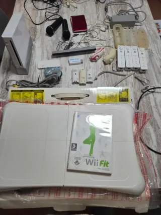Nintendo Wii + 4 mandos + 2 micros
