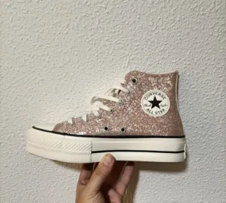 T37 Converse Brillantitos Rosa
