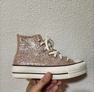 T37 Converse Brillantitos Rosa
