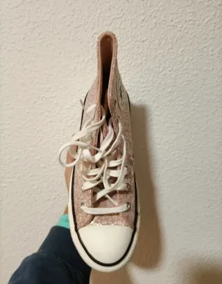 T37 Converse Brillantitos Rosa