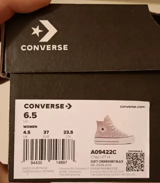 T37 Converse Brillantitos Rosa