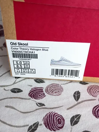 Zapatillas Vans halogen blue Mujer