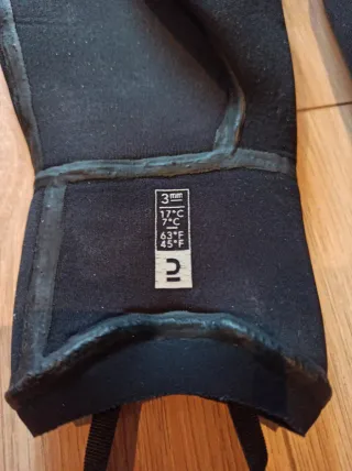 Guantes neopreno surf bodyboard 3mm