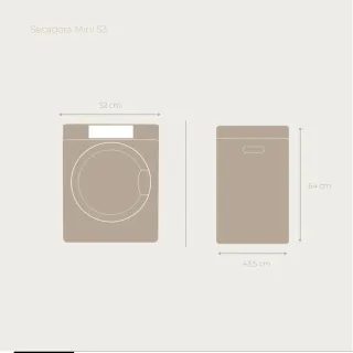 Secadora Evvo 3kg Mini