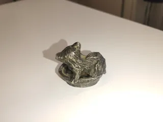 Guarda anillos vintage de bronce