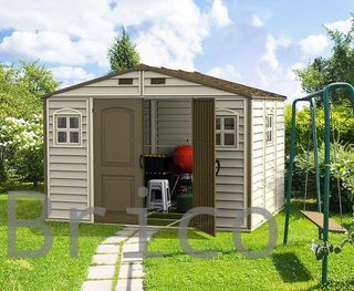 Caseta PVC Woodside 239x324x233 cm - Duramax