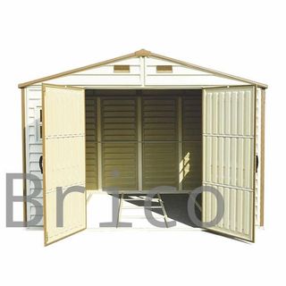 Caseta PVC Woodside 239x324x233 cm - Duramax