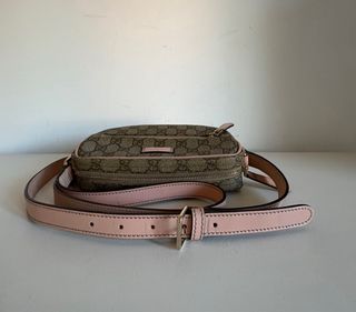 Borsa Gucci GG Supreme Camera Bag Rosa