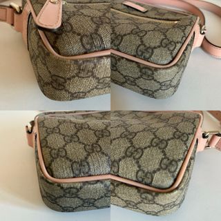Borsa Gucci GG Supreme Camera Bag Rosa