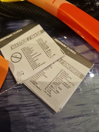 Máscara y Snorkel Talla M