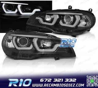FAROS BMW X5 E70 07-13 TUBE LIGHT DRL BLACK