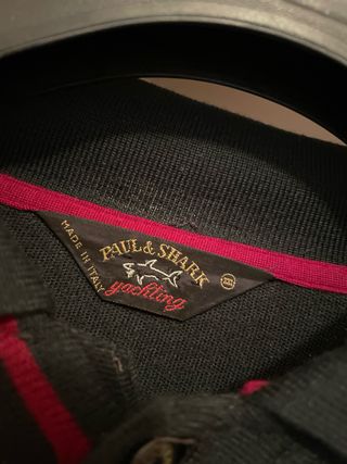 Paul & Shark Polo Lana Vintage Righe XXL navy uk
