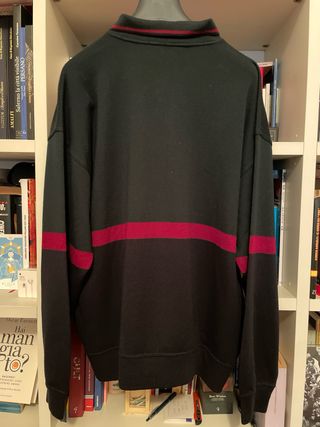 Paul & Shark Polo Lana Vintage Righe XXL navy uk