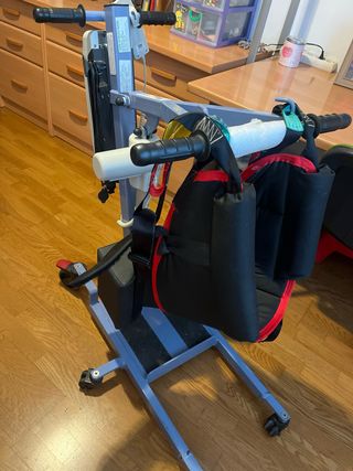 Grua bipedestal, para 150kg, poco uso