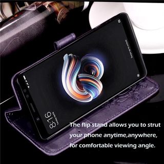 Funda Xiaomi Mi 8 Lite, [Serie Flor Mariposa] Flor