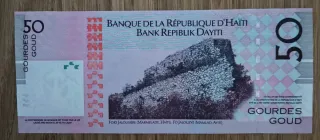 Billete 50 Gourdes Haití 1804-2004