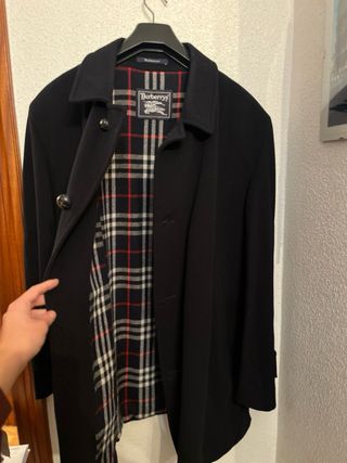 Abrigo Burberrys vintage lana auténtico