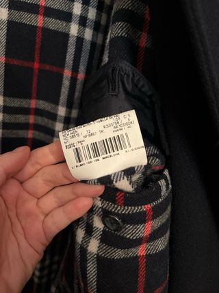 Abrigo Burberrys vintage lana auténtico