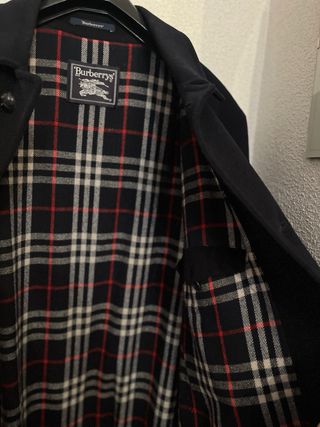 Abrigo Burberrys vintage lana auténtico