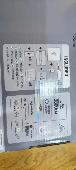 Panel LED Inspire 59.5x59.5cm 72W