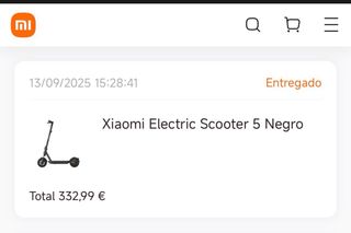 Patinete Xiaomi Electric Scooter 5 NUEVO